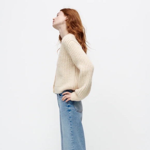 *SOLD*Zara knit jacket - Picture 3 of 9